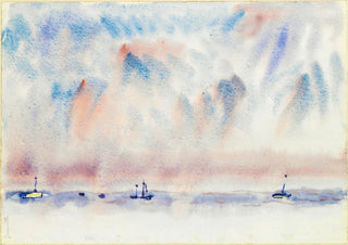 Charles Demuth - Bermuda Sky and Sea with Boats.webp