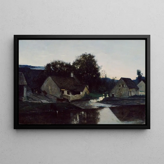 Charles Franois Daubigny - The Hamlet of Optevoz.webp