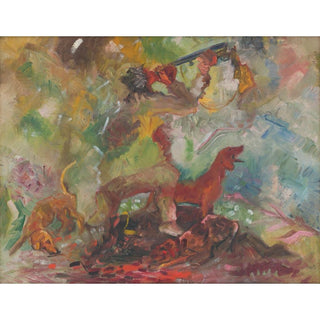 Chasseur - Arnold Peter Weisz-Kubínčan | Reproduction Tableau Décoration murale affiche copie