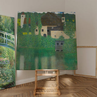 Château sur l'eau - Gustav Klimt | Reproduction Tableau Décoration murale affiche copie