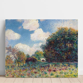 Chemin à l’entrée d’un bois - Alfred Sisley | Reproduction Tableau Décoration murale affiche copie