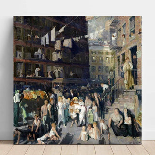 Cliff Dwellers - George Wesley Bellows | Reproduction Tableau Décoration murale affiche copie
