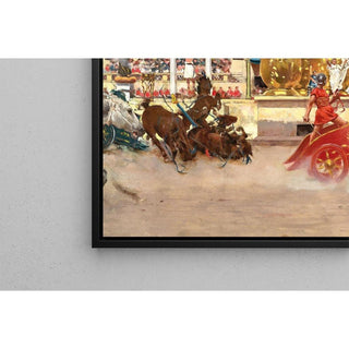 Course de chariots dans le cirque - Raffaello Sorbi | Reproduction Tableau Décoration murale affiche copie