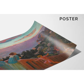 Crépuscule Aux Hortensias - Maurice Denis | Reproduction Tableau Décoration murale affiche copie