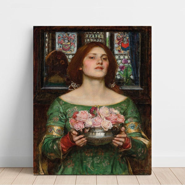 Reprodukcja obrazu Zbierajcie różane pąki, póki możecie - John William Waterhouse