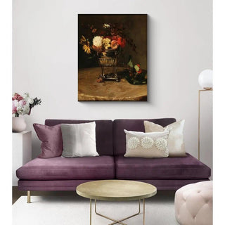 Dahlias et Capucines à l'Urne d'Argent - Jacques-Émile Blanche | Reproduction Tableau Décoration murale affiche copie