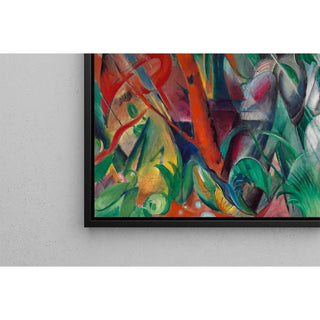 Dans la pluie - Franz Marc | Reproduction Tableau Décoration murale affiche copie