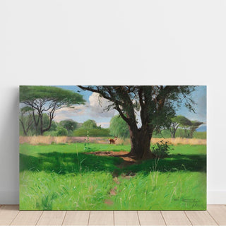 Dans la savane d'Afrique de l'Est - Wilhelm Kuhnert | Reproduction Tableau Décoration murale affiche copie