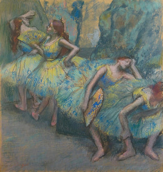 Danseurs de ballet dans les coulisses - Edgar Degas