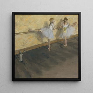 Danseurs s'exerçant à la barre - Edgar Degas