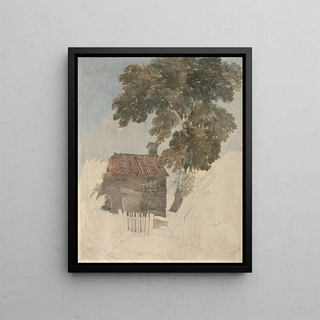 David Cox - Cottage and Trees.webp