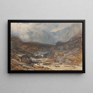 David Cox Jnr - Welsh Mountain Stream.webp
