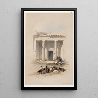David Roberts - Entrance to the caves of Beni Hasan.webp
