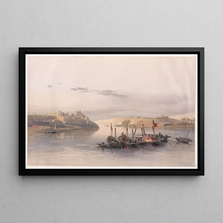David Roberts - General view of Esouan sic and the Island of Elephantine.webp