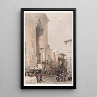 David Roberts - Grand entrance to the Mosque of the Sultan Hassan.webp