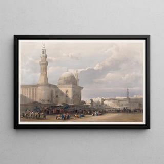 David Roberts - Mosque of Sultan Hassan from the Great Square of the Rumeyleh.webp