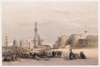 David Roberts - The entrance to the Citadel of Cairo.webp