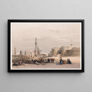 David Roberts - The entrance to the Citadel of Cairo.webp