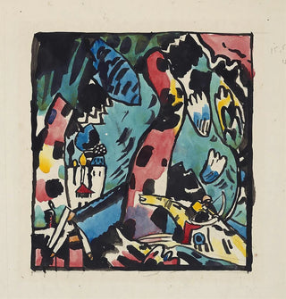 Design pour la gravure sur bois Archer - Wassily Kandinsky