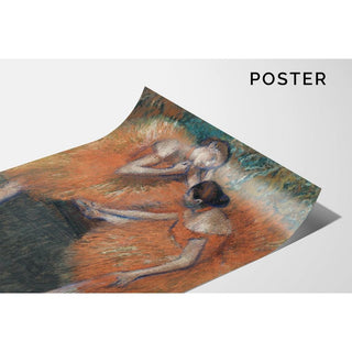 Deux danseuses - Edgar Degas | Reproduction Tableau Décoration murale affiche copie