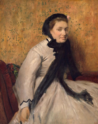 Edgar Degas - Portrait of a Woman in Gray.webp