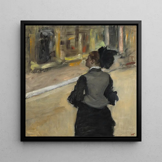 Edgar Degas - Woman Viewed from Behind Visit to a Museum.webp