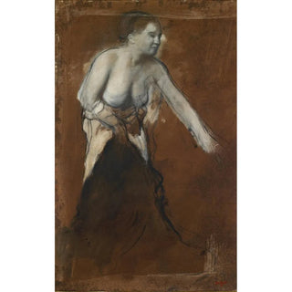 Edgar Degas - Young Woman Half Undressed Young Woman At The Toilet.webp