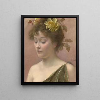 Eduard Veith - Portrait einer jungen Frau.webp