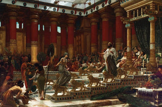 Edward John Poynter - The visit of the Queen of Sheba to King Solomon.webp