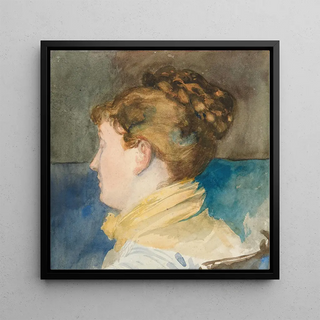 Druk artystyczny | Portret pani Abbey - Edwin Austin Abbey