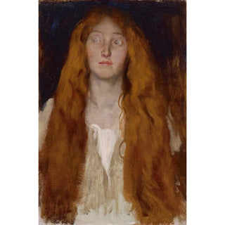 Edwin Austin Abbey - Figure Study of Ophelia for The Play Scene Hamlet Act III Scene II.webp