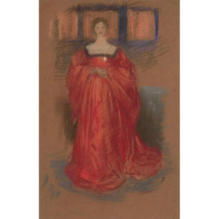 Edwin Austin Abbey - Study of a woman in Renaissance costume.webp