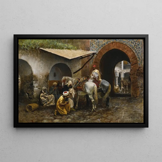 Edwin Lord Weeks - A Moorish Blacksmith.webp