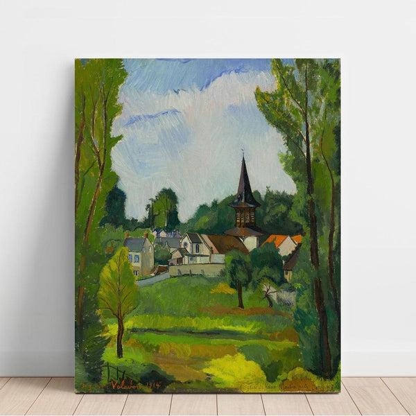 Reprodukcja obrazu Kościół w Vieux Moulin niedaleko Compiègne (Oise) - Suzanne Valadon