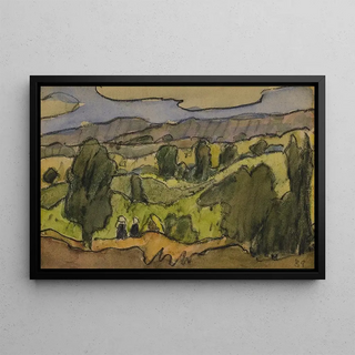 Emile Bernard - Paysage aux alentours de Pont Aven.webp