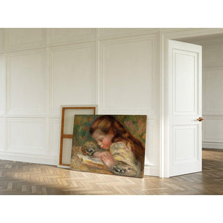 Enfant lisant - Pierre-Auguste Renoir | Reproduction Tableau Décoration murale affiche copie