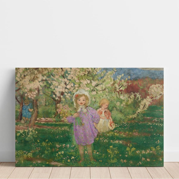 Reprodukcja obrazu Dzieci w kwitnącym sadzie - Henri Lebasque