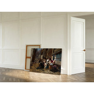 Episode du siège de Lille de Georges Gaston | Reproduction Tableau Décoration murale affiche copie