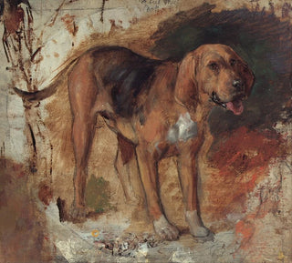 Étude d'un chien de sang - William Holman Hunt