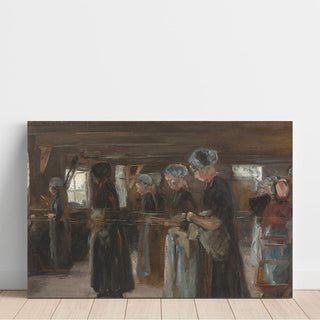 Étude de composition pour le moulin à lin de Laren - Max Liebermann | Reproduction Tableau Décoration murale affiche copie