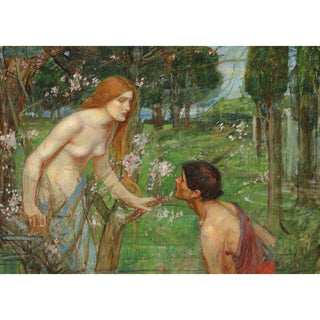 Étude pour Phyllis et Démophoon - John William Waterhouse | Reproduction Tableau Décoration murale affiche copie