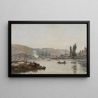 Eugne Boudin - La Seine Rouen The Seine at Rouen.webp