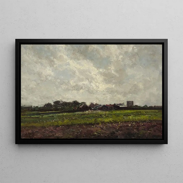 Studium - Eugène Boudin — oprawiony obraz na ścianie