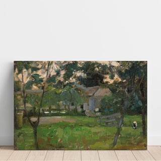 Farmyard in Het Gooi Flanked by Saplings - Piet Mondrian | Reproduction Tableau Décoration murale affiche copie