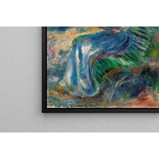 Femme Lisant sur un Banc - Pierre-Auguste Renoir | Reproduction Tableau Décoration murale affiche copie