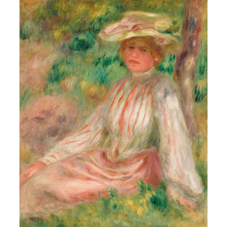 Femme au Jardin - Pierre-Auguste Renoir | Reproduction Tableau Décoration murale affiche copie