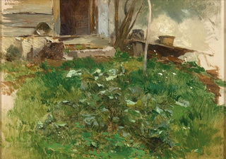 Ferdinand Brunner - Study of a Meadow in Spital am Phyrn.webp