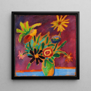 Fleurs colorées - Alexej von Jawlensky
