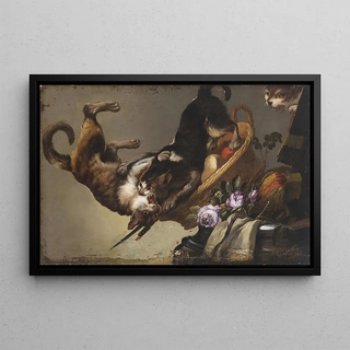 Frans Snyders - Kmpfende Katzen.webp