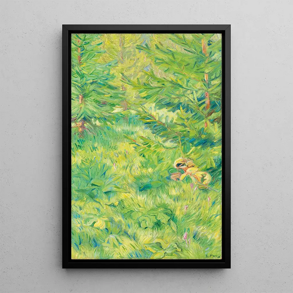 Zielone Studium - Franz Marc — oprawiony obraz na ścianie